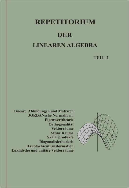 Repetitorium der Linearen Algebra, Teil 2, Ebook, 70-0 LA2-E