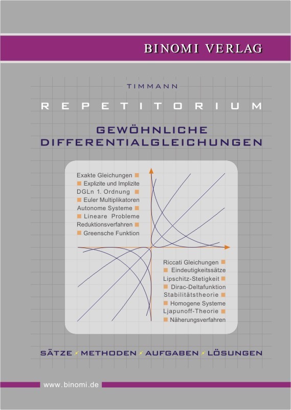 Repetitorium Gewöhnliche Differentialgleichungen, Ebook, DGL-E