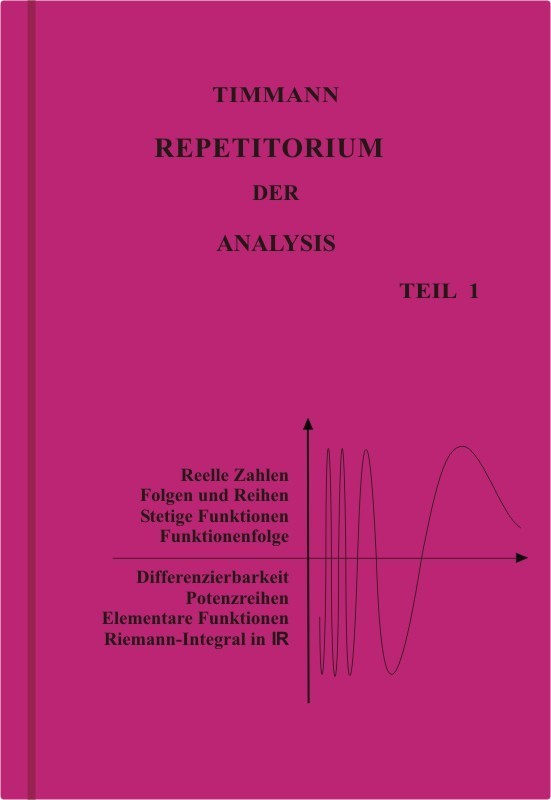 Repetitorium der Analysis Teil 1, Ebook, 75-5 A1-E